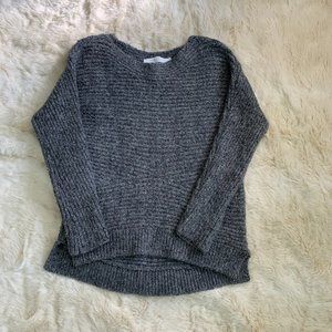 ASTR The Label Charcoal Chunky Knit Sweater - S
